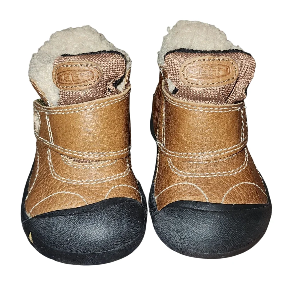 Keen Brown & Black Baby Kootenay Boots Size 5